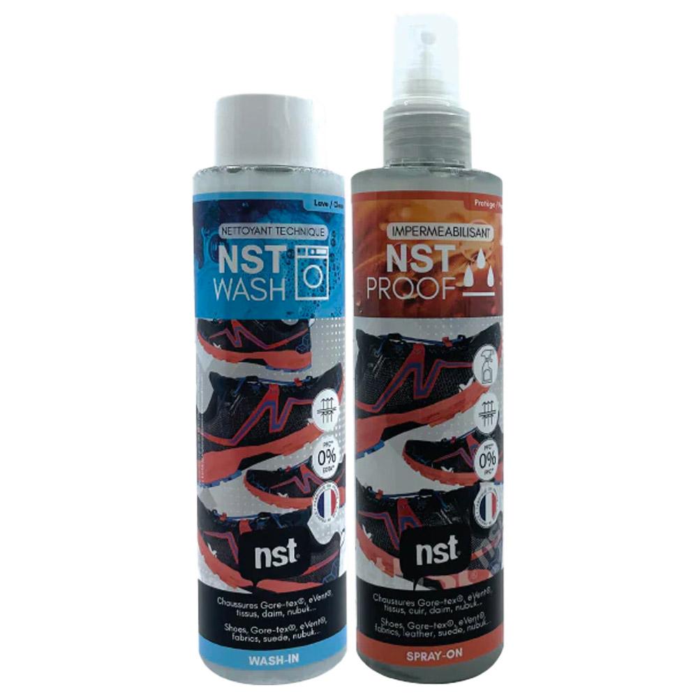 Nst Sports - Pack Duo Chaussure Wash 250 ml+ Proof Spray 250 ml - Care product