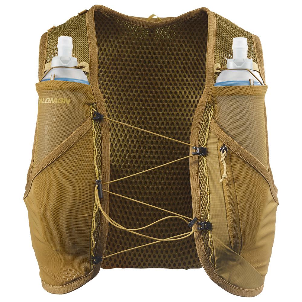 Salomon - Active Skin 8 Set Brillant Olive Willow - S - Trail running hydration vest