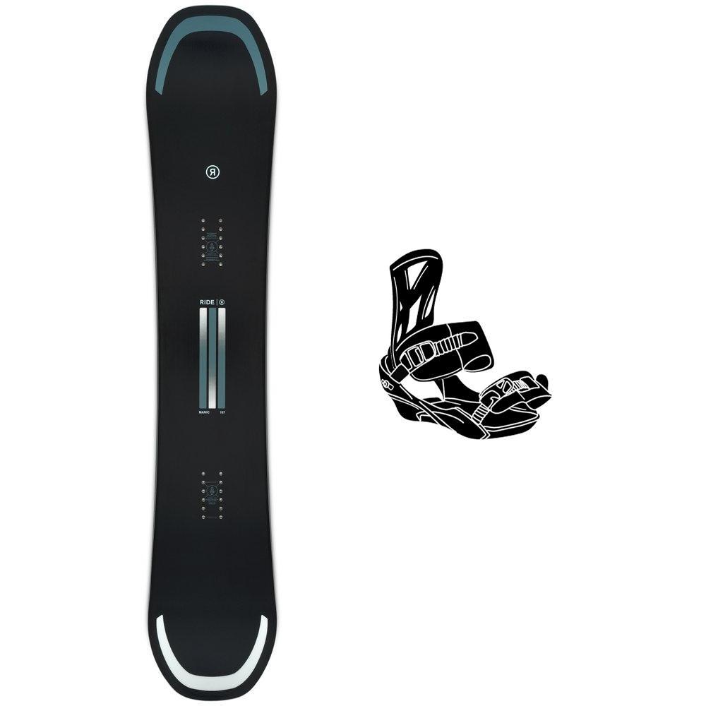 Ride - Pack Snowboard Manic - 154 + King - Snowboard