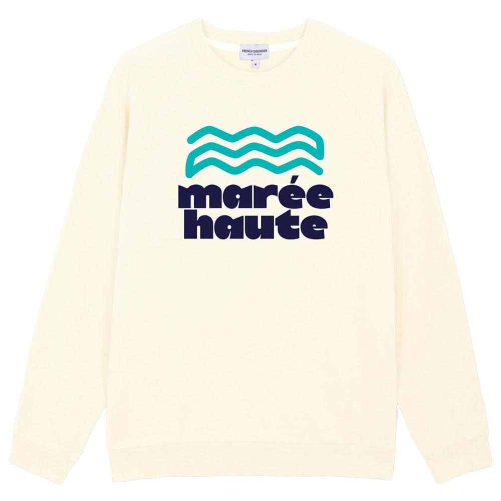 French Disorder - Clyde Marée Haute (Knitted) Cream - M - Sweatshirt