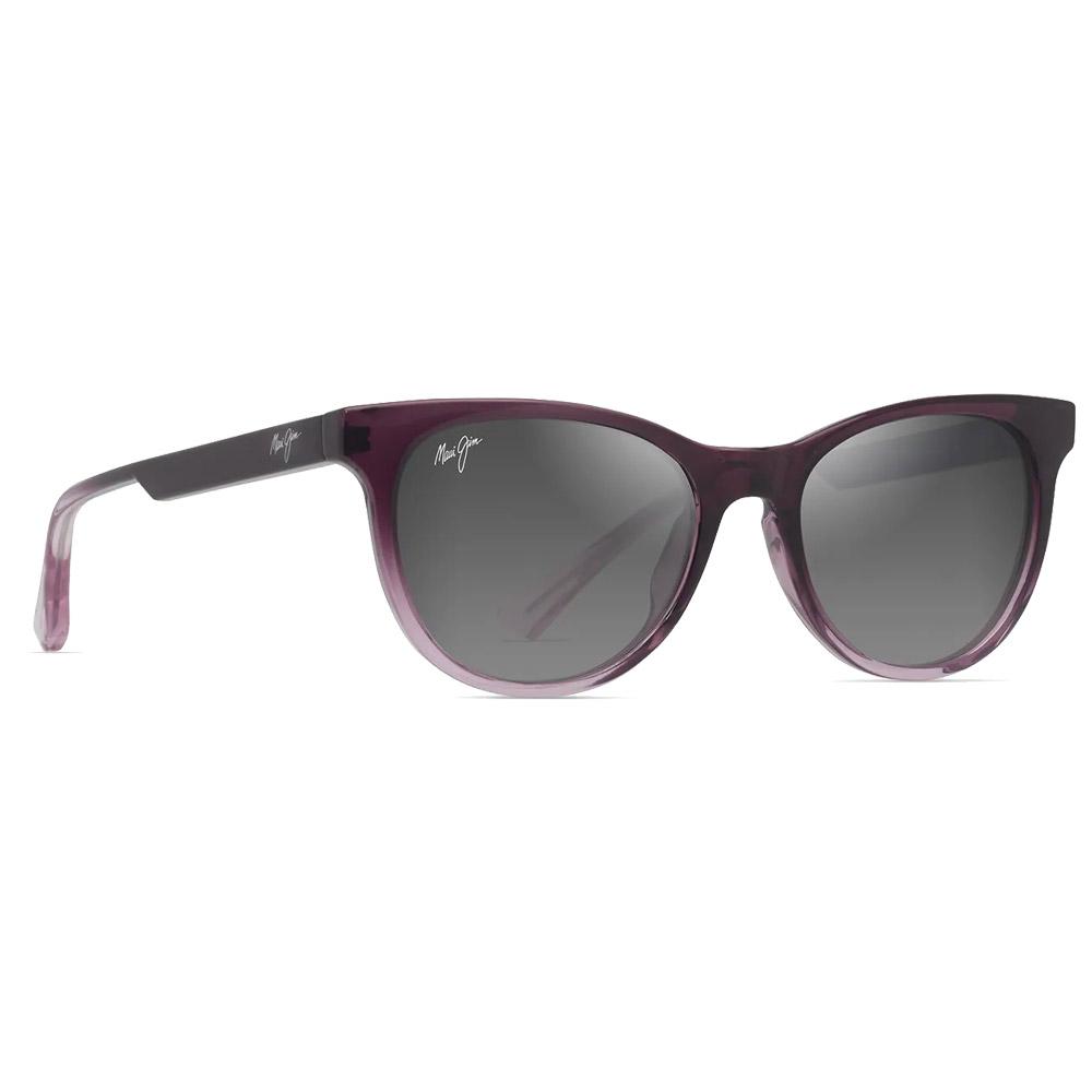 Maui Jim - Lonomea Shiny Trans Dark Purple Lilas Neutral Grey Minéral Superthin - Sunglasses
