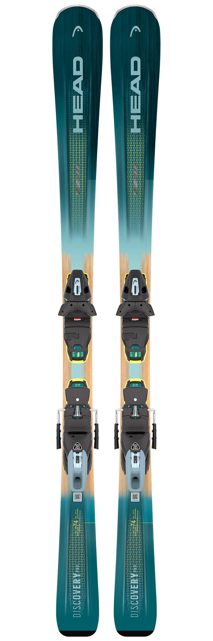 Head - Pack Ski Discovery 74 Pro - 163 + Pr 11 Gw Br.85 Matt Black - Ski
