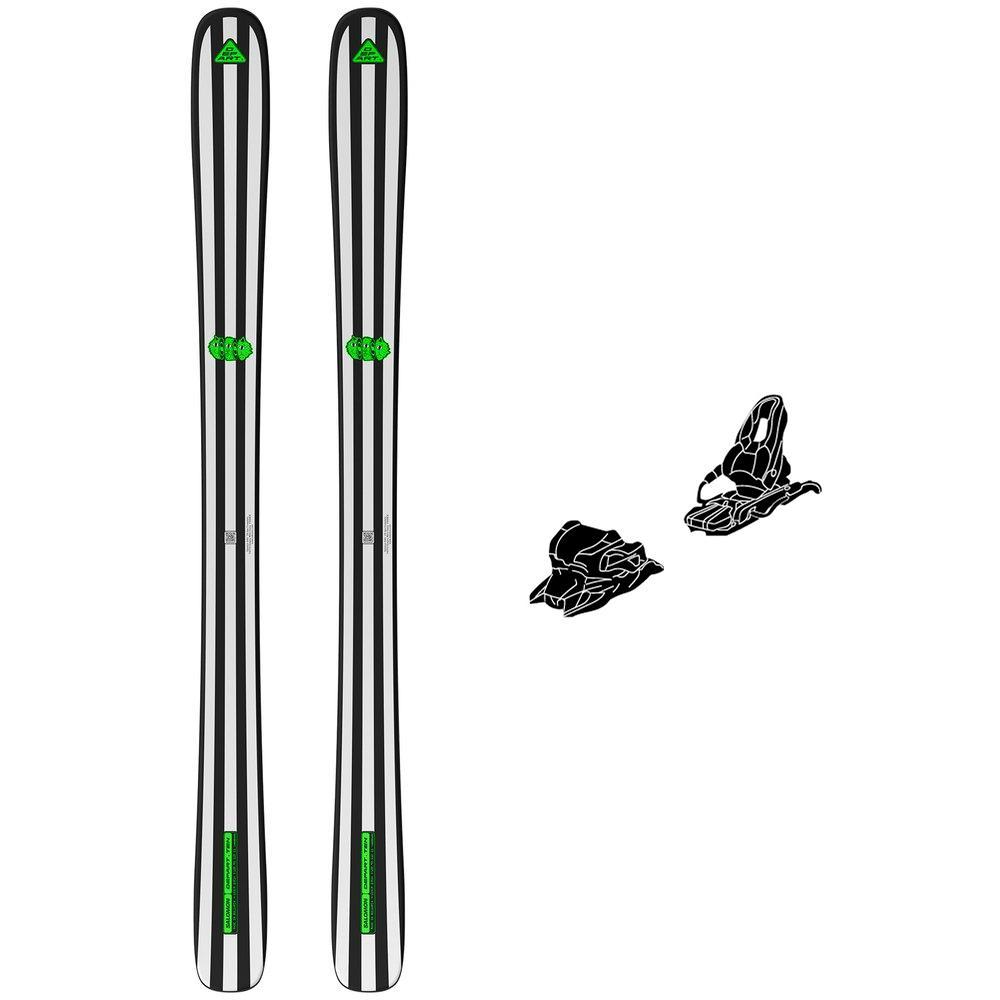 Salomon - Alpine ski set Départ Ten + bindings - Ski
