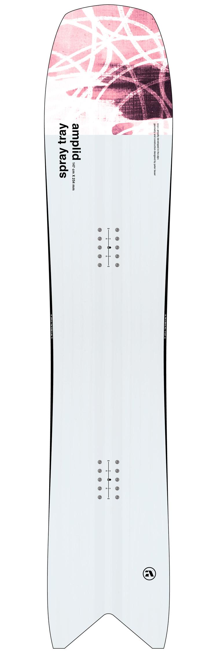 Amplid - Snowboard-Set Spray Tray + Bdg - Snowboard - Damen - Glisshop.de