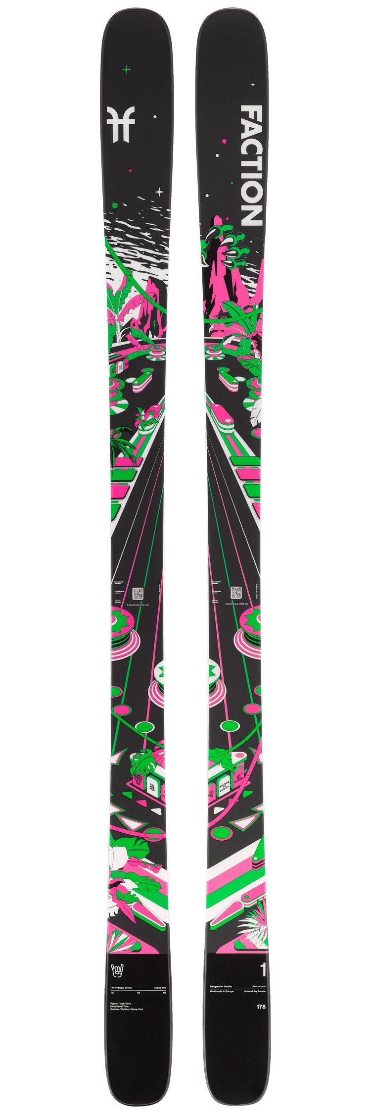 Faction - Prodigy 1 - 164 - Ski - Größe 164 - Schwarz - Glisshop.de