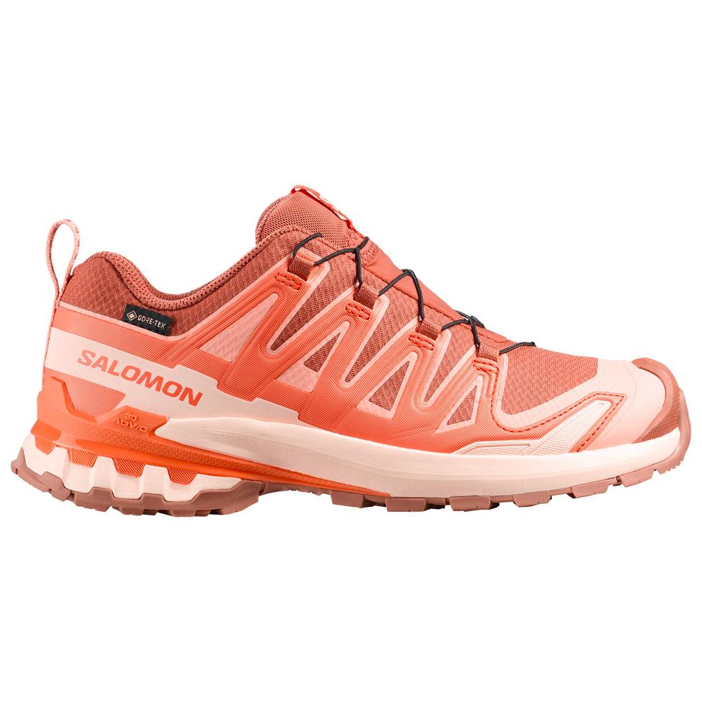Salomon - Xa Pro 3D V9 Gore-Tex W Pecan Brown Nectarine Almond Cream - 4 - Trail shoes