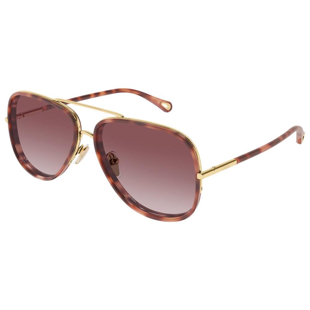 Chloé - CH0382S 004 Gold Tortoise - Sunglasses