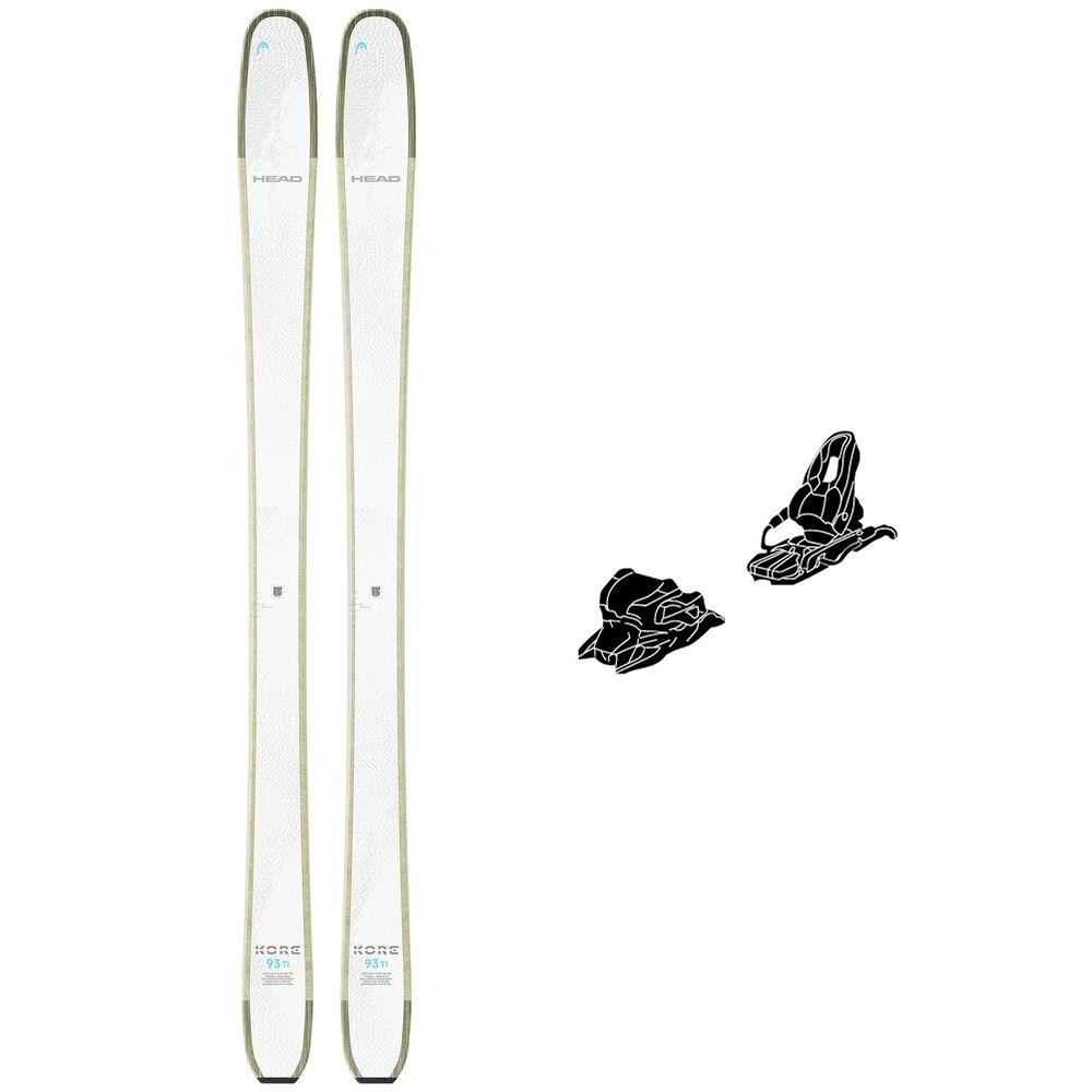 Head - Pack Ski Kore 93 Ti W - 163 + 11.0 Tp 100mm Black Anthracite - Ski