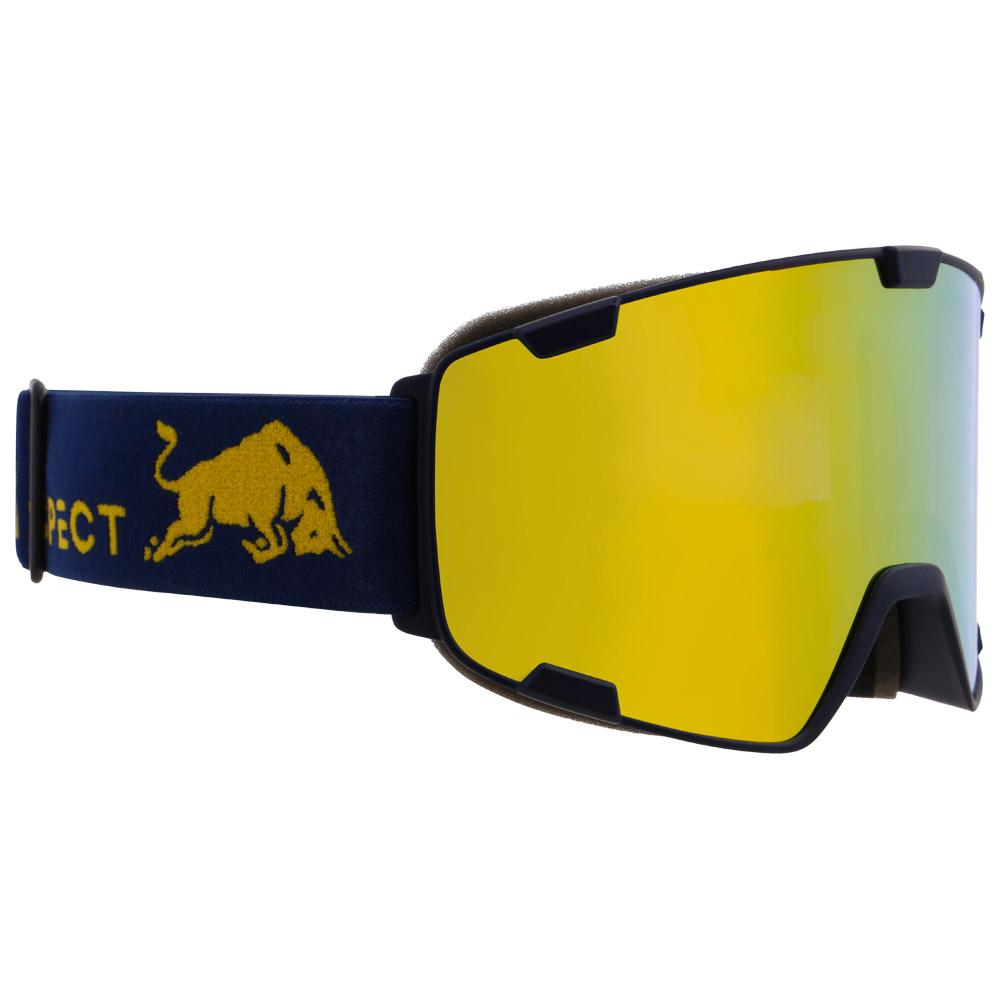 Red Bull Spect - Park Matt Black Yellow Smoke Yellow Mirror - Skibrille