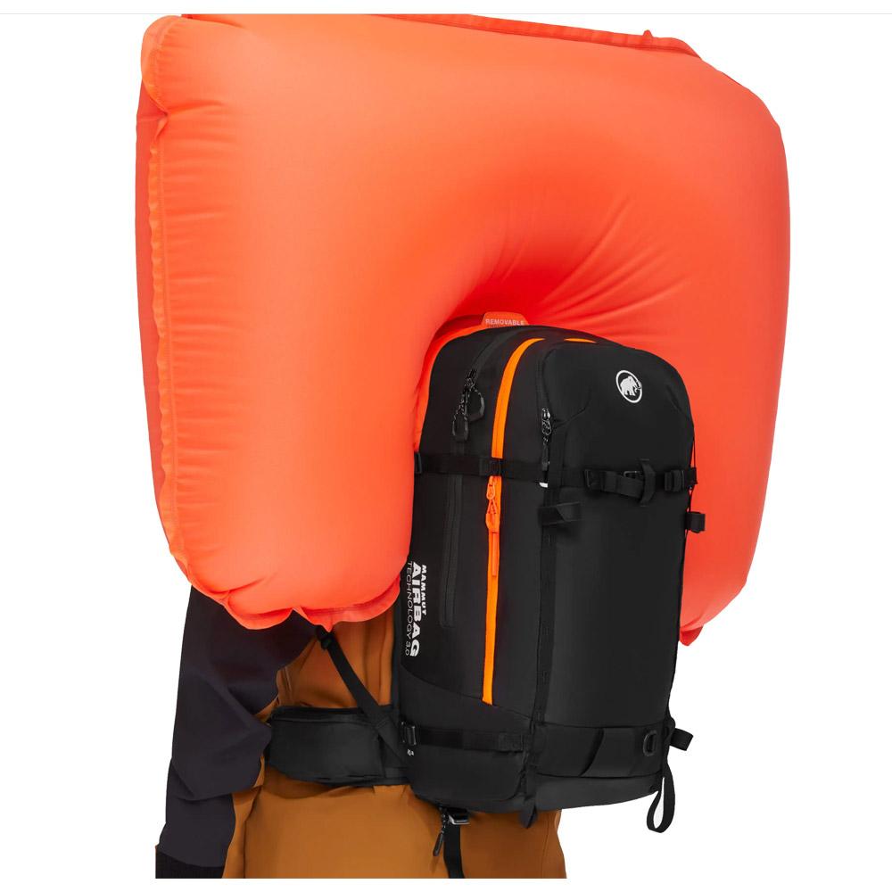 Mochila airbag Mammut Pro 35 Removable Airbag 3.0 Black - Invierno