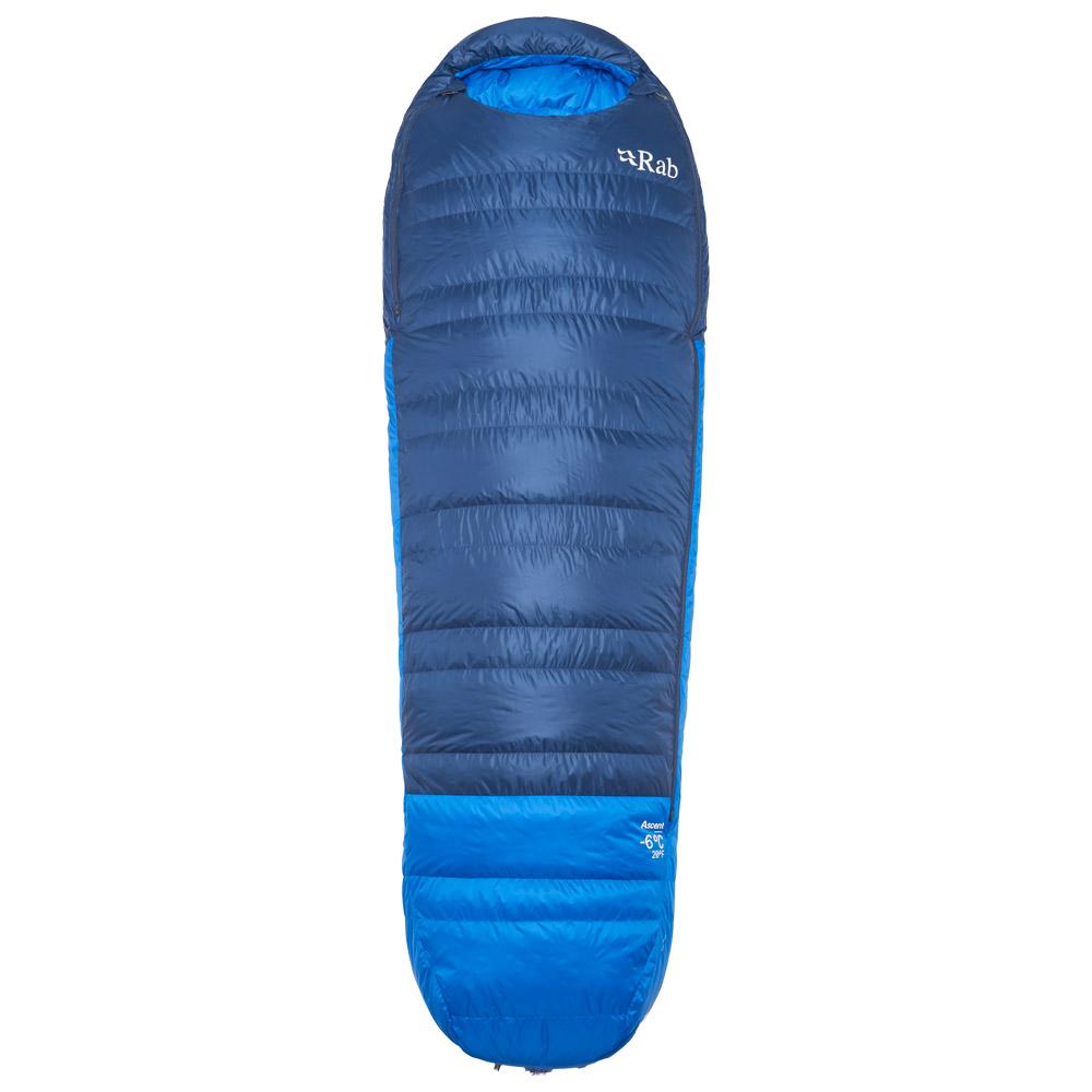 RAB - Ascent -6C / 20F Tempest Blue Maya Blue - Regular Left Zip - Sleeping bag
