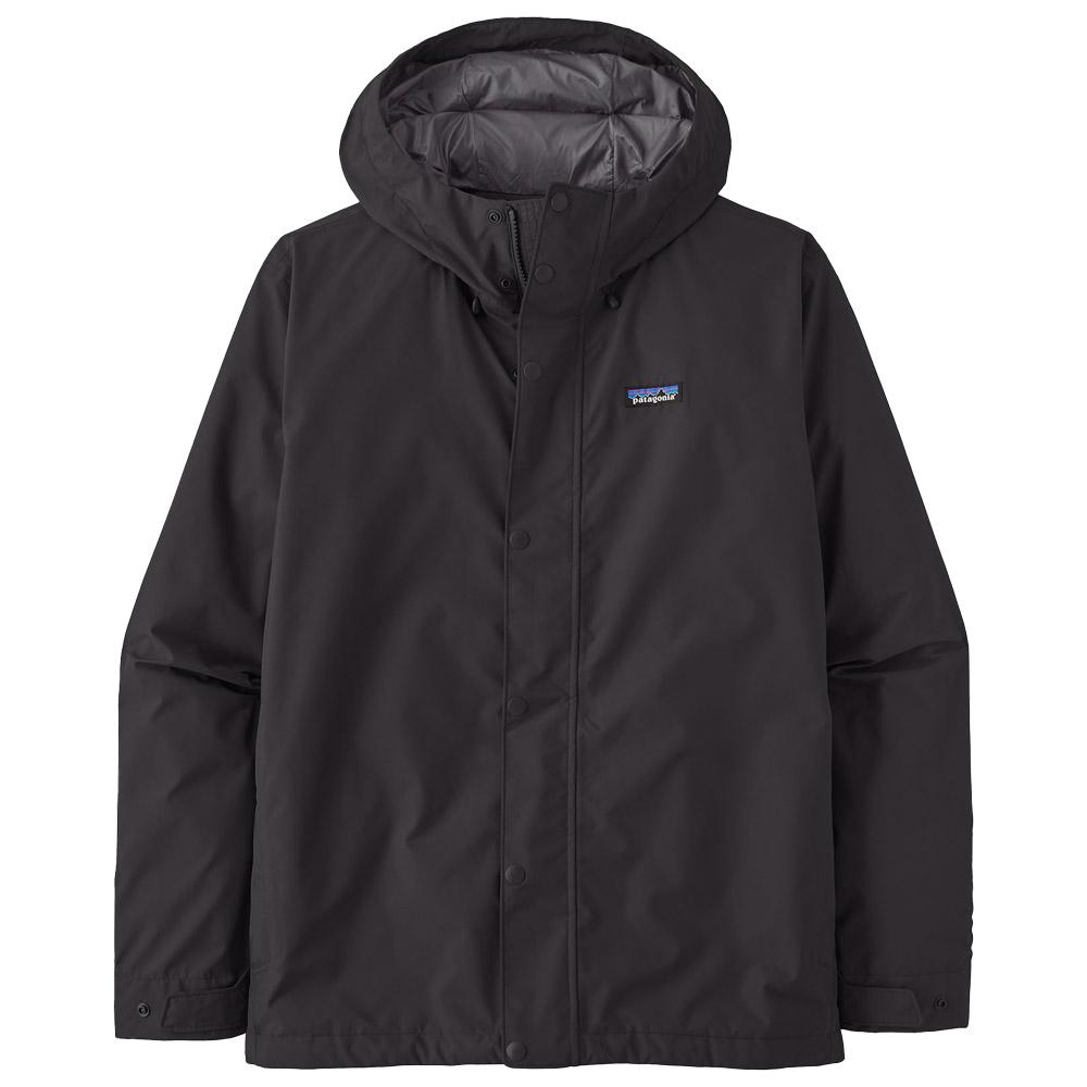 Patagonia - M's Jackson Glacier Rain Ink Black - S - Wanderjacke - Größe S - Schwarz - Herren - Glisshop.de