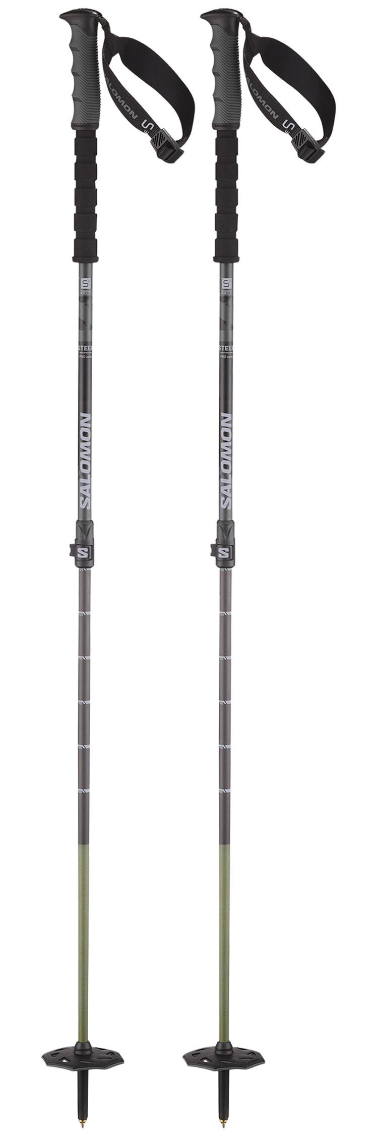 Salomon - Steep Pro Vario S3 Black Ebony - Poles