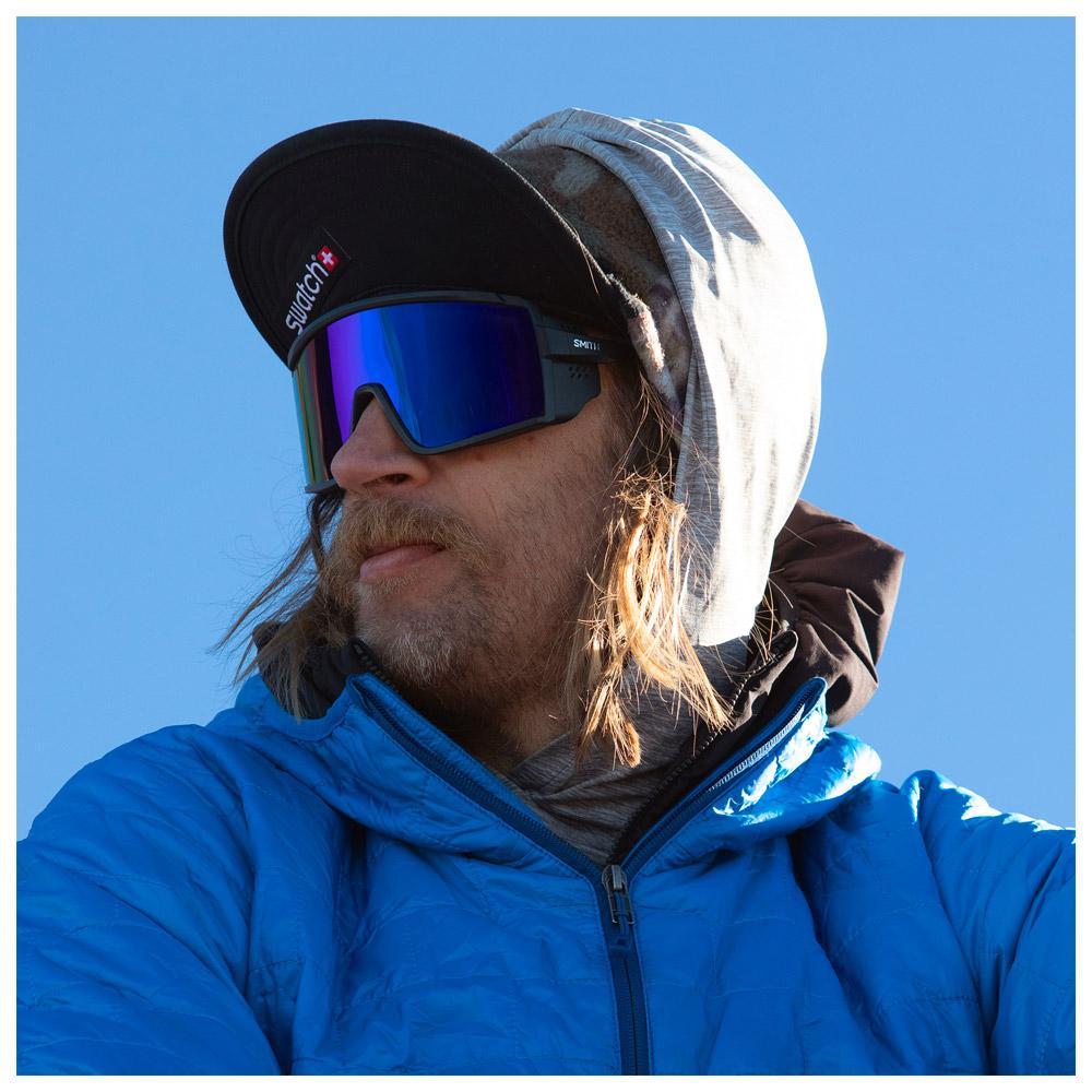 Smith Sunglasses Pursuit Matte Black Chromapop Glacier