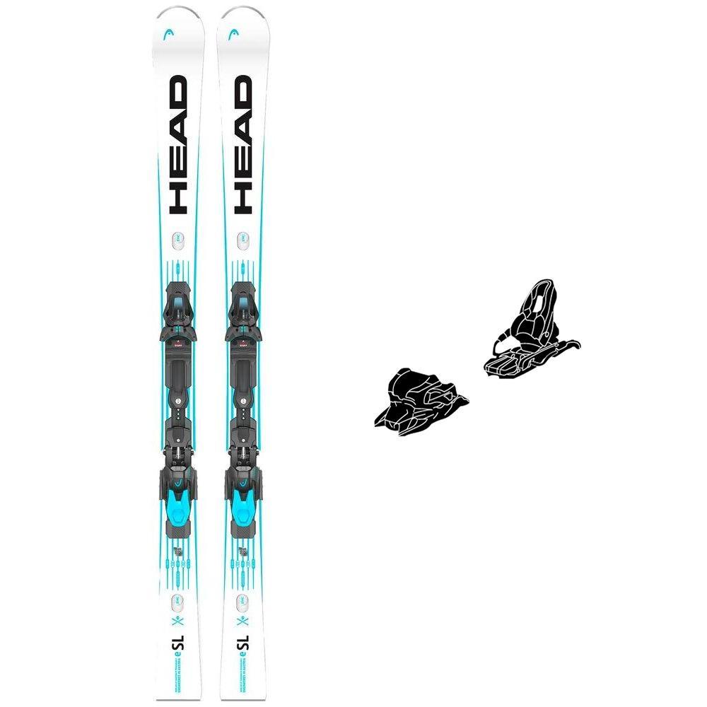 Head - Pack Ski Wc Rebels E-Sl - 160 + Freeflex 14 Gw Br.85 Matt Black Speed Blue - Ski - Größe 160 - Schwarz - Herren - Glisshop.de