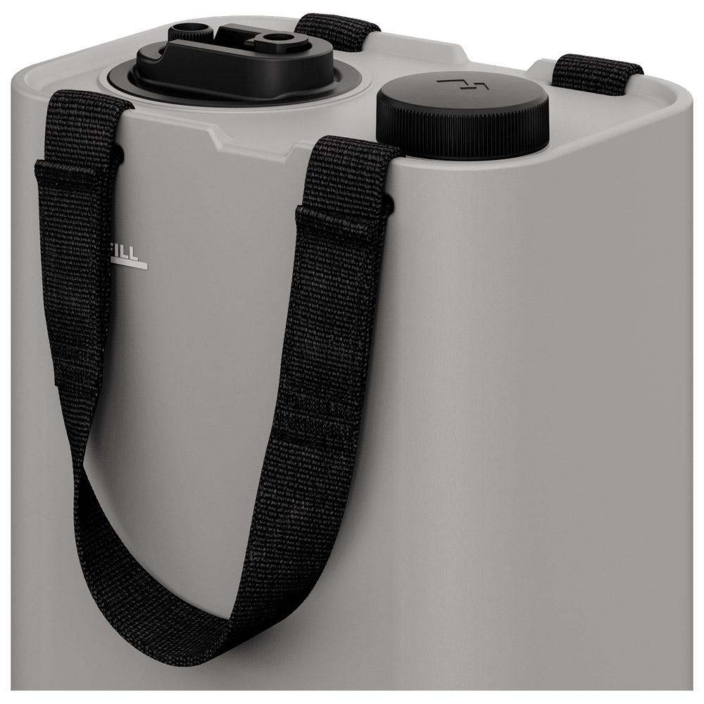 Dometic GO Hydration Réservoir D'Eau Portable 11L - Design Robuste Compact Pour Camping, Voyages Et Voiture - Ash/Gris