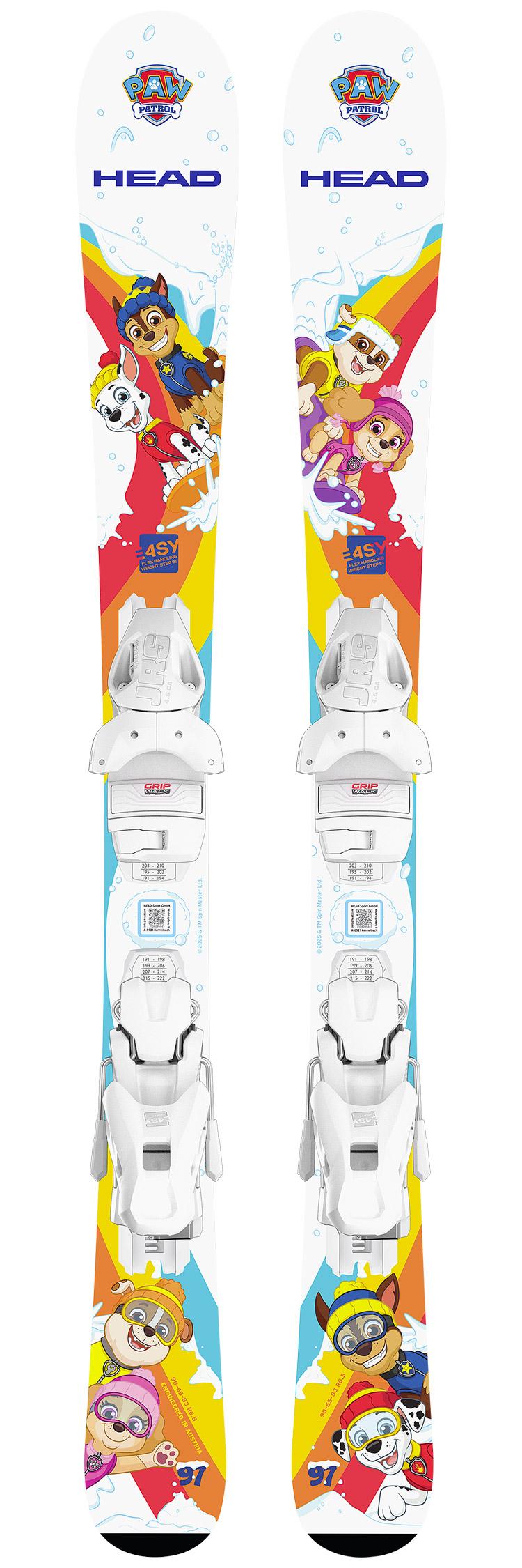Head - Pack Ski Paw Patrol Jrs - 87 + Jrs 4.5 Gw Ca [I-80] Solid White - Ski
