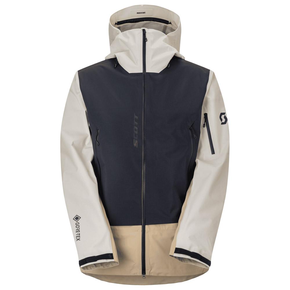 Scott - Jacket M's Explorair Gore Tex 3 Layer Black Latte Beige - L - Ski Jacket