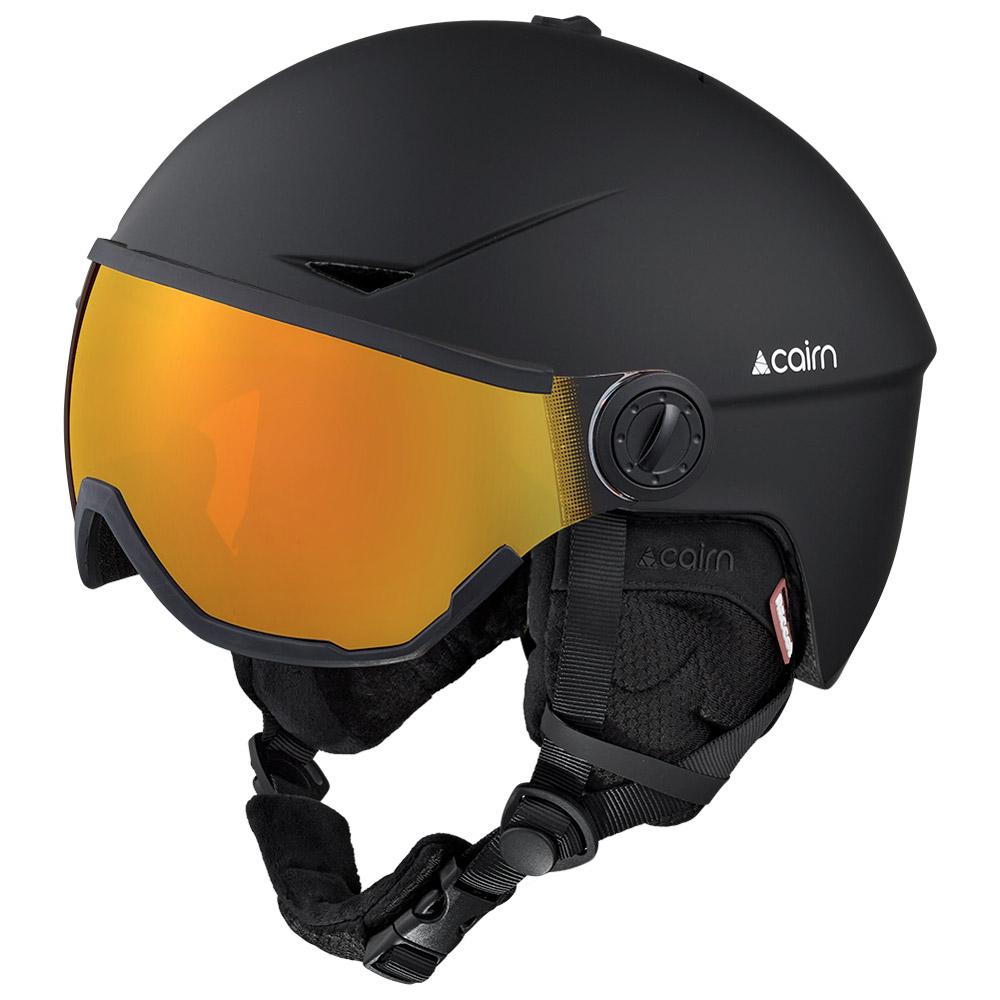 Cairn - Rise Visor Pure Mat Black Photo - M - Helmet w/ visor