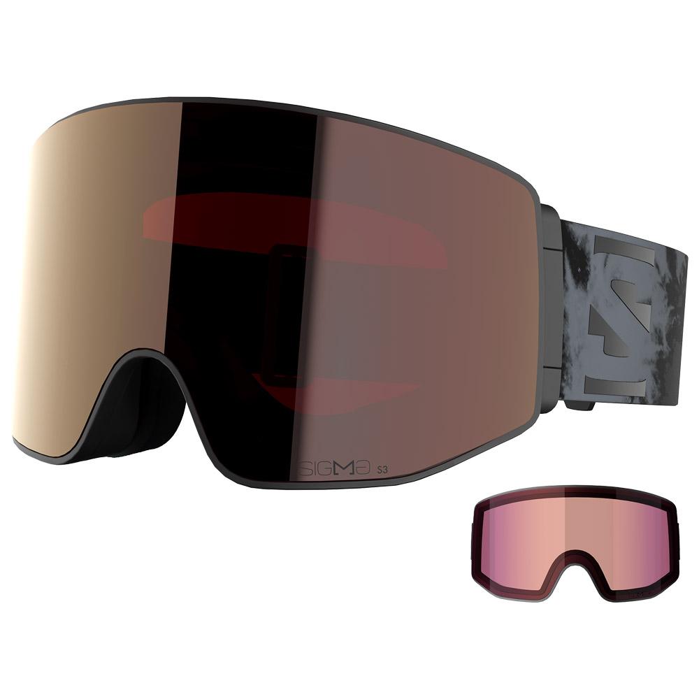 Salomon - Sentry Prime Black Sigma Gun Metal + Sigma Light Blue - Skibrille