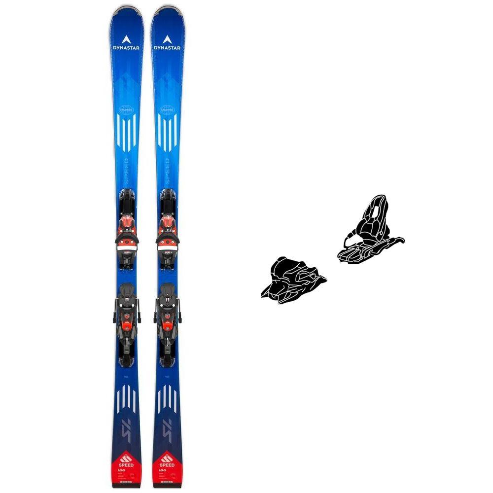 Dynastar - Pack Ski Speed Omeglass Master Sl Konect - 174 + Nx 12 Konect Gw B80 Silver Red - Ski