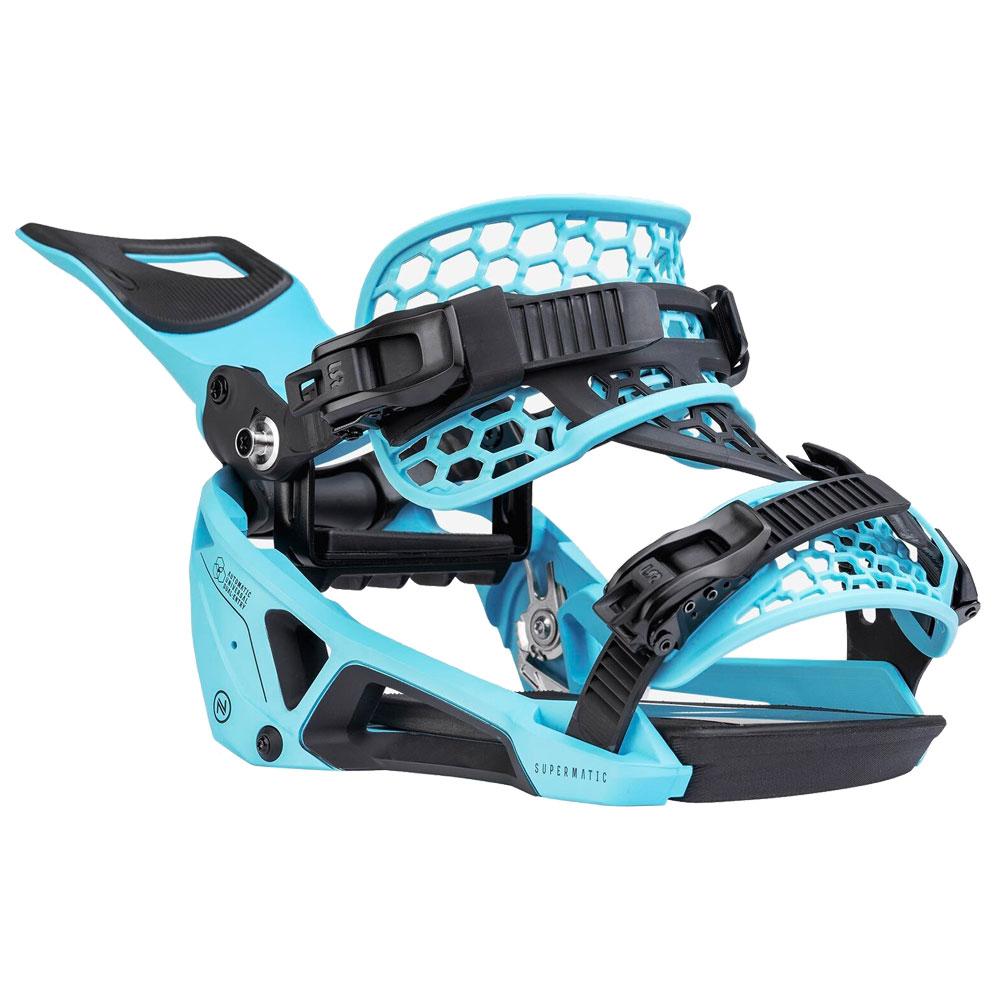 Nidecker Snowboard binding Supermatic Cyan - Winter 2025 | Glisshop