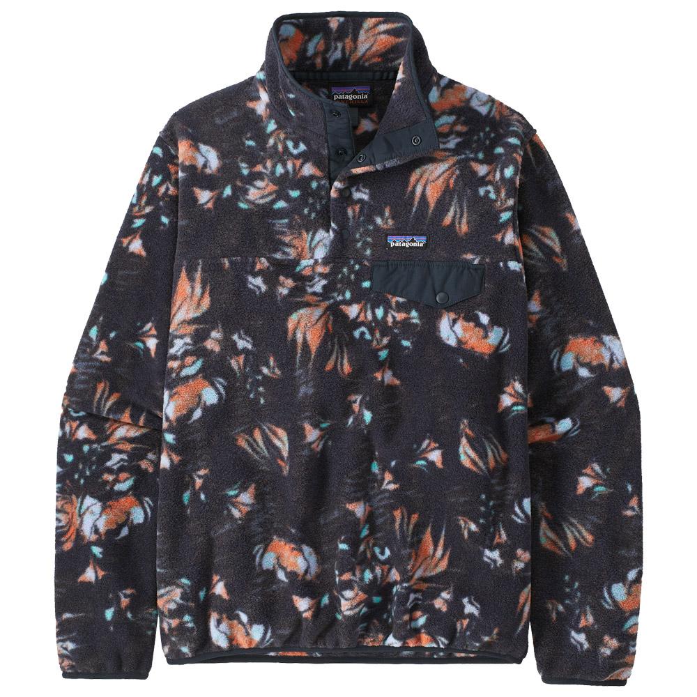 Pullover Patagonia Women s Lightweight Synchilla Snap T Swirl Floral Pitch Blue Winter 2024 Glisshop