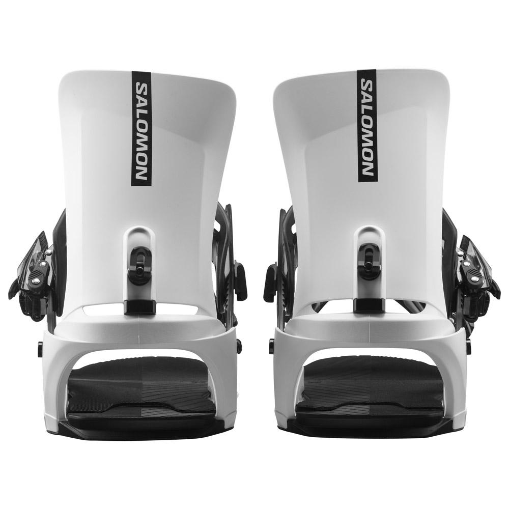 Binding Snowboard Salomon Rhythm White - Winter 2027 | Glisshop