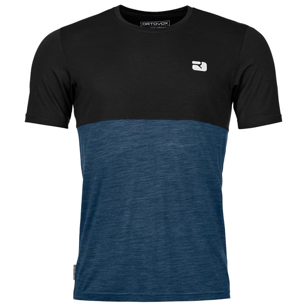 Ortovox - 150 Cool Logo Short Sleeve Black Raven - S - Wander-T-Shirt - Größe S - Schwarz - Herren - Glisshop.de