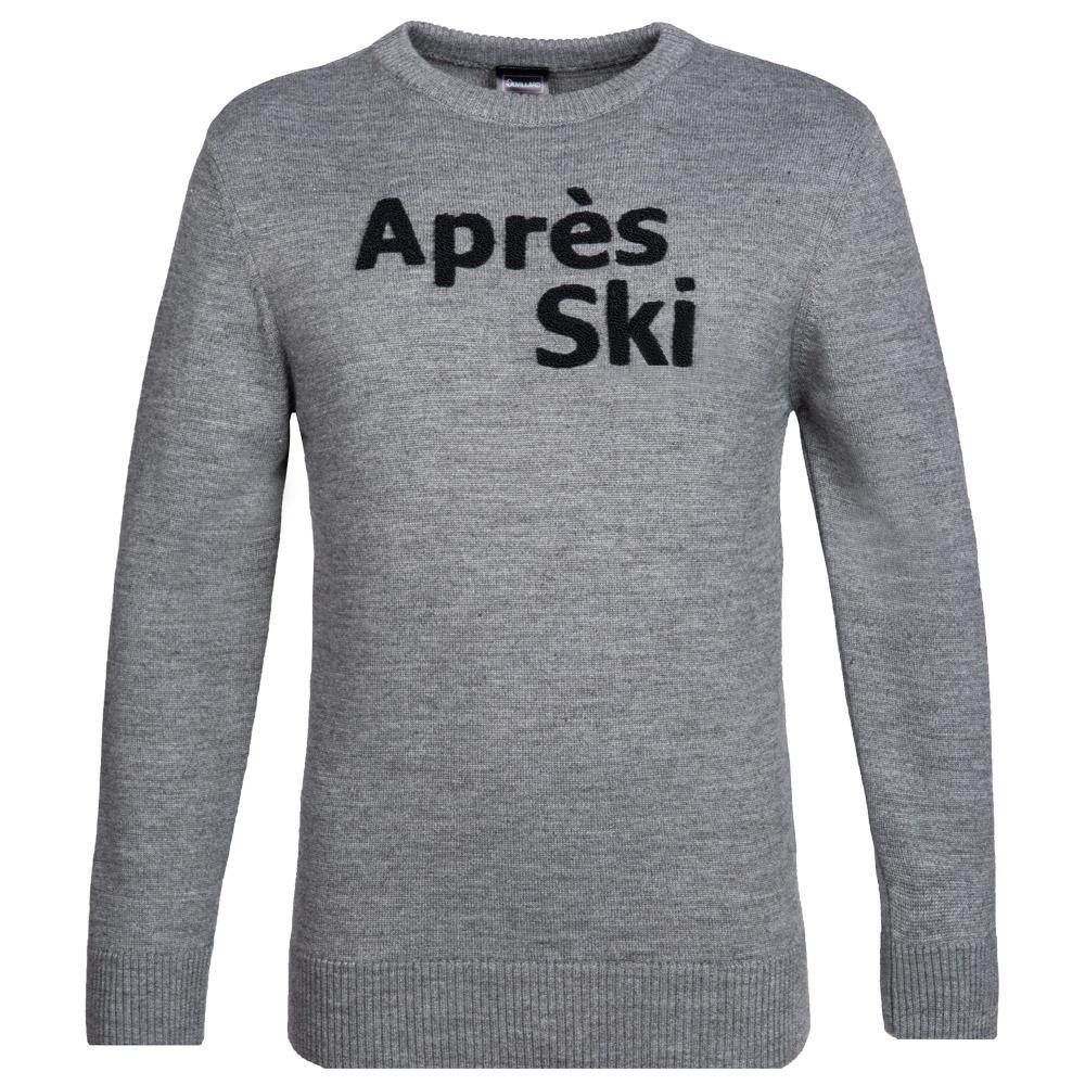 Duvillard - Pablo Heather Grey - 50 - Pullover - Größe 50 - Grau - Herren - Glisshop.de