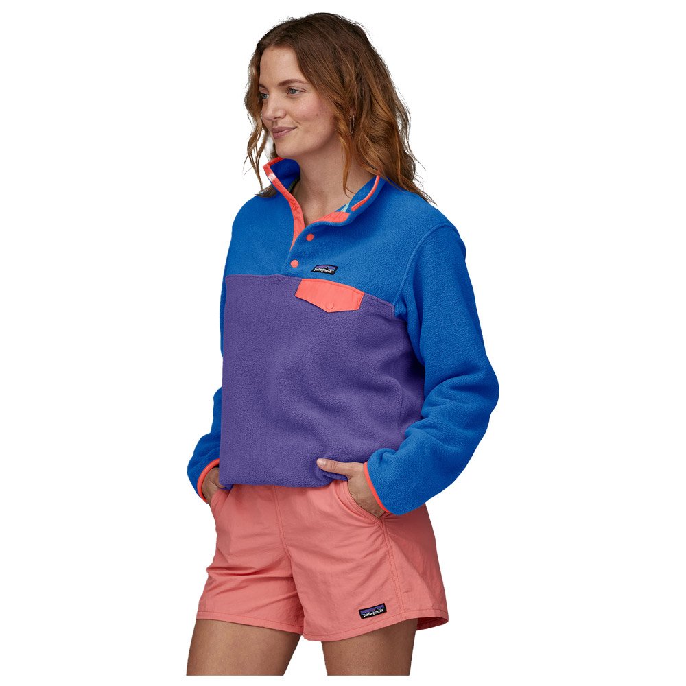 Patagonia Sweater Women’s Lightweight Synchilla Snap-T Perennial Purple ...
