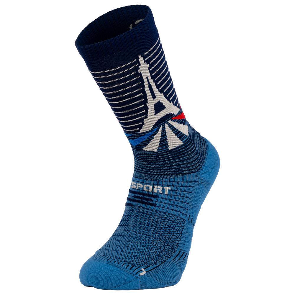 Bv Sport - Run Marathon Socks High Collector Retro Paris - 39-41 - Trailrunning-Socken