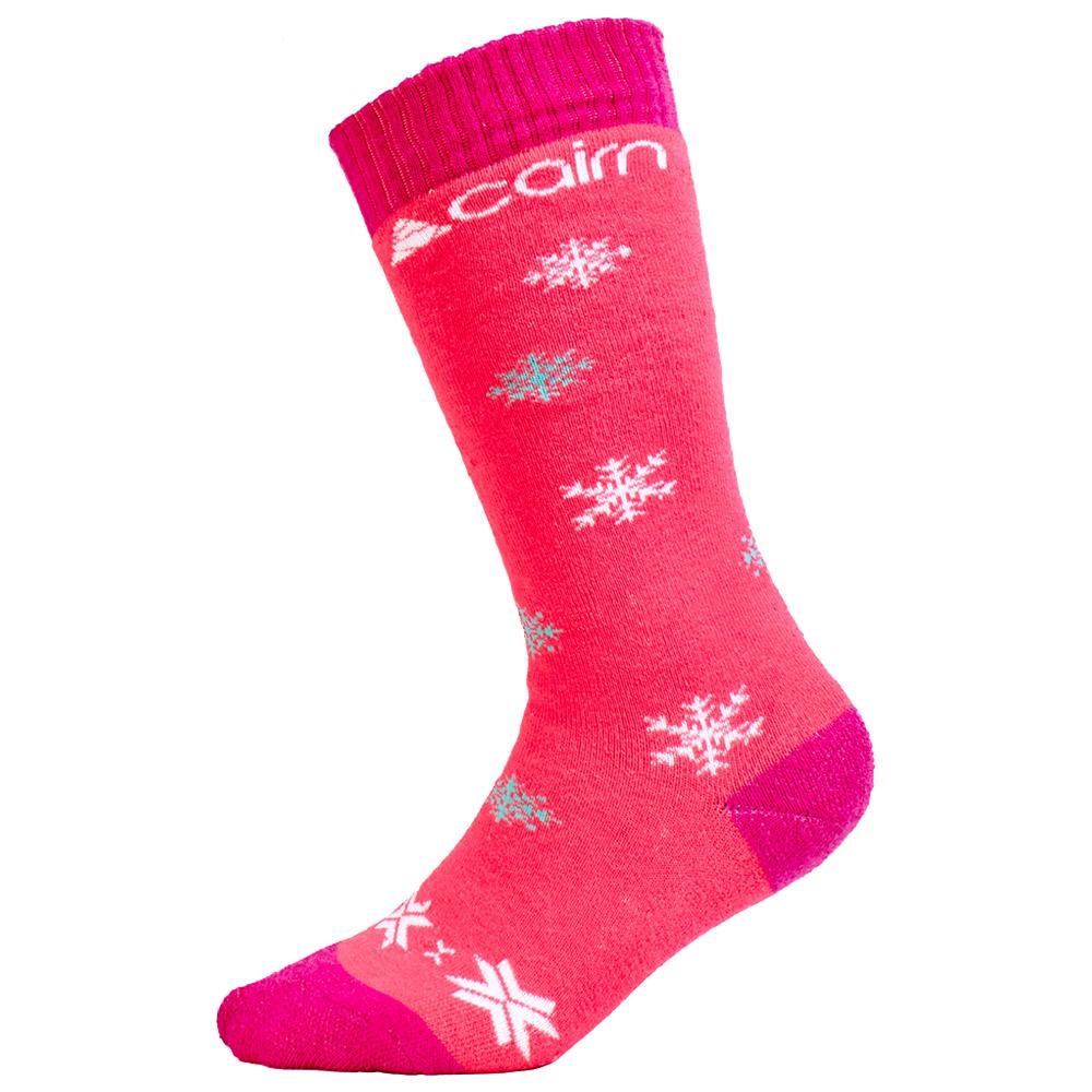 Cairn - Duo Pack Spirit Junior Fuchsia Snow - 35-38 - Socks