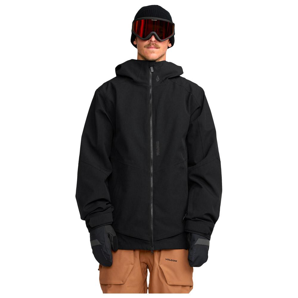 Volcom - Brighton Full Zip Jacket Black - S - Funktionsjacke - Größe S - Schwarz - Herren - Glisshop.de