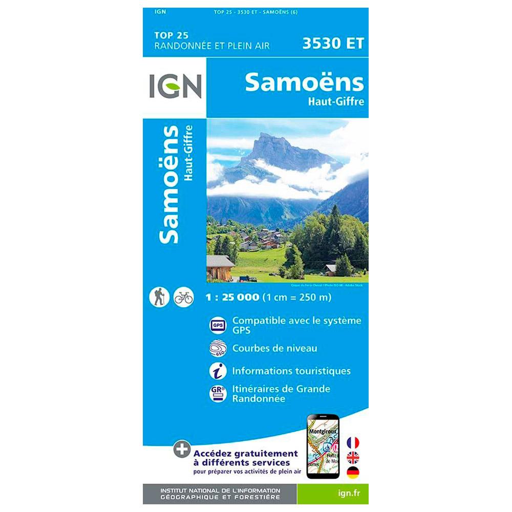 IGN - 3530ET 6 Samoens Haut Giffre - Map