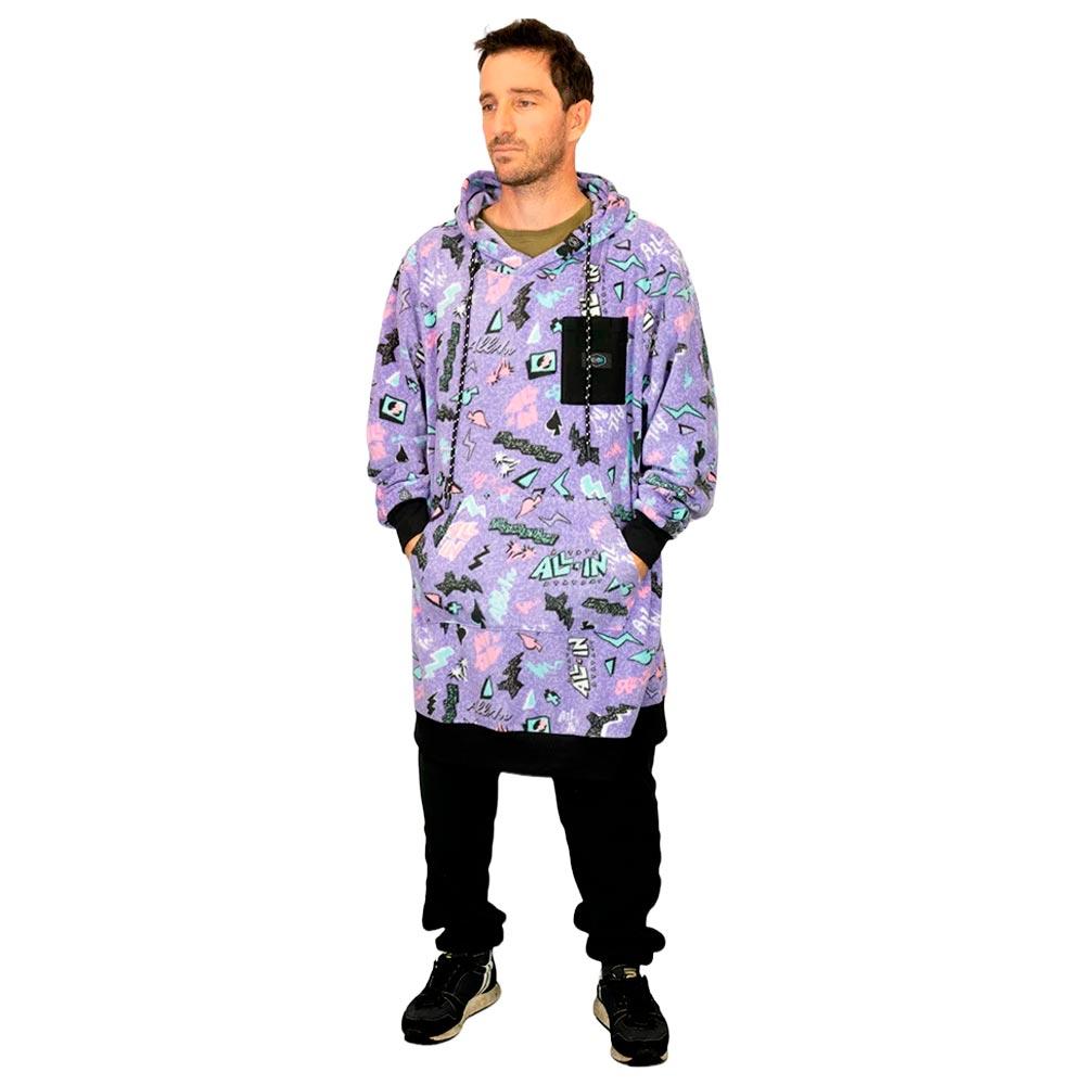 All-In - Polar Poncho Pop 80s Violet - L-XL - Poncho