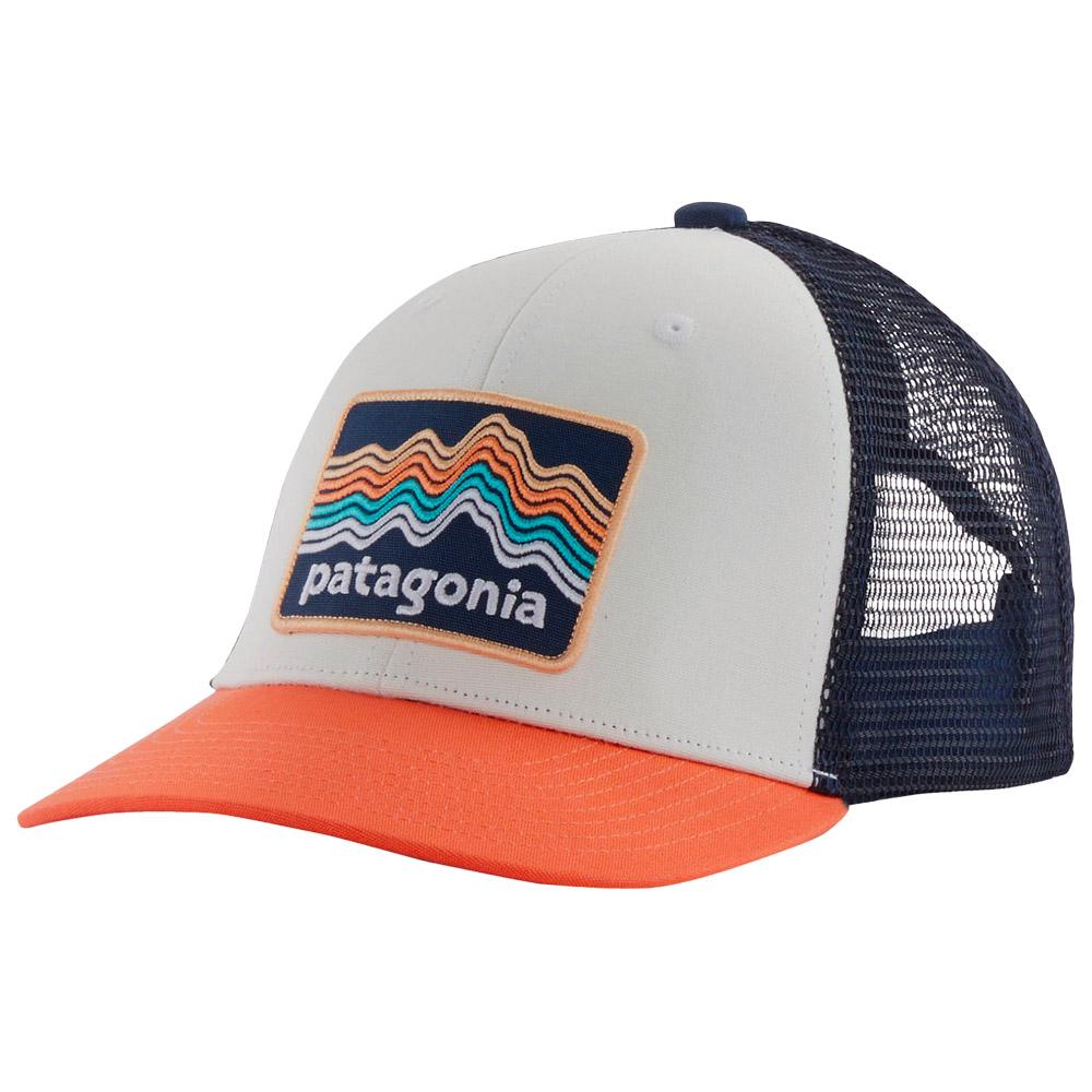 Patagonia - Kid's Trucker Hat Ridge Rise Stripe Coho Coral - Cap