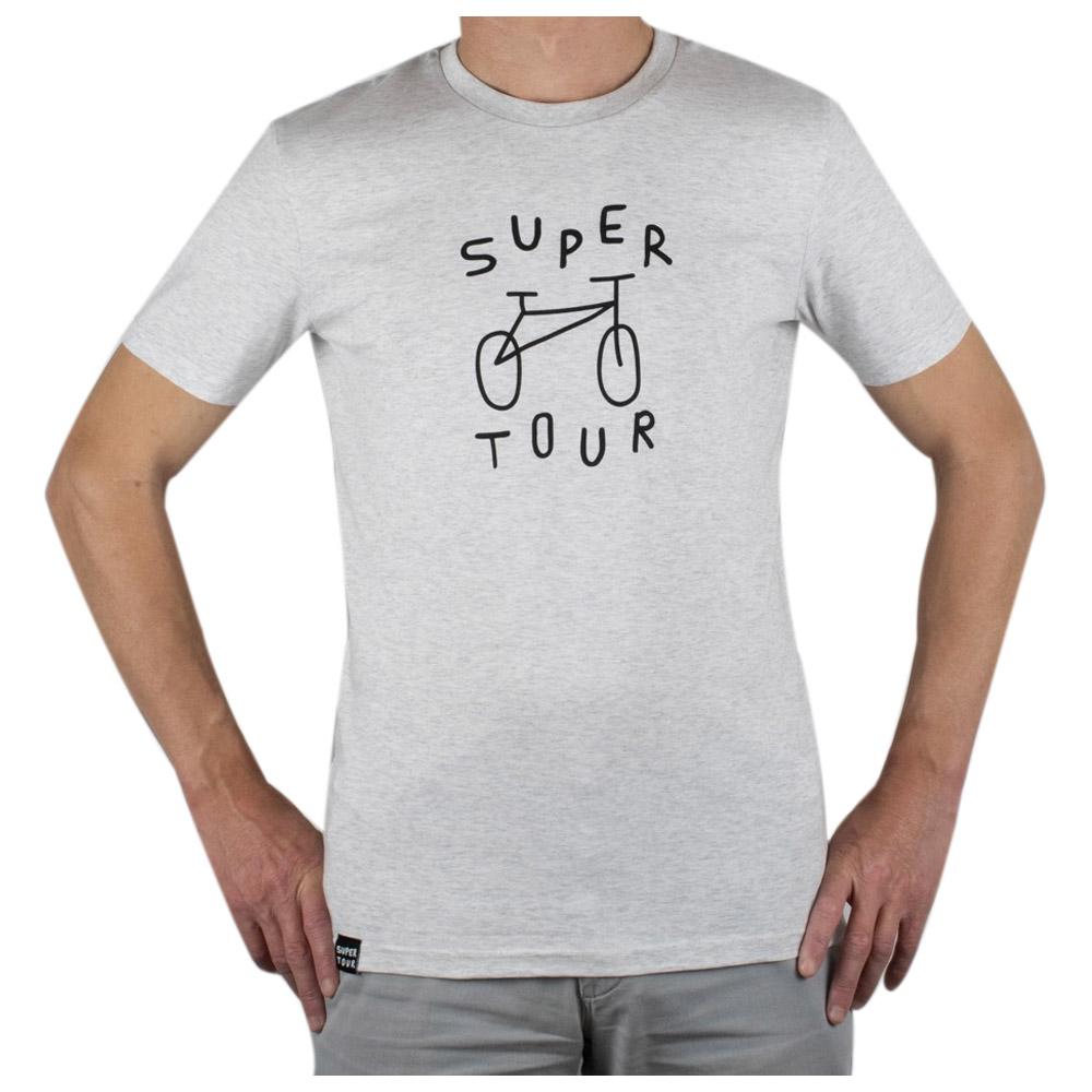 Supertour - Nuts Heather Ash - S - T-Shirt - Größe S - Grau - Herren - Glisshop.de