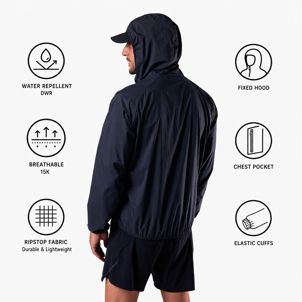 Rossignol - Sidelhorn Pkb Jkt Black - XL - Trail jacket