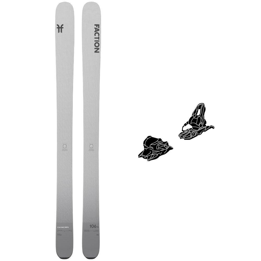 Faction - Pack Ski Dancer 106 Ti - 164 + Attack Lyt 11 Gw Br.110 Solid White - Ski