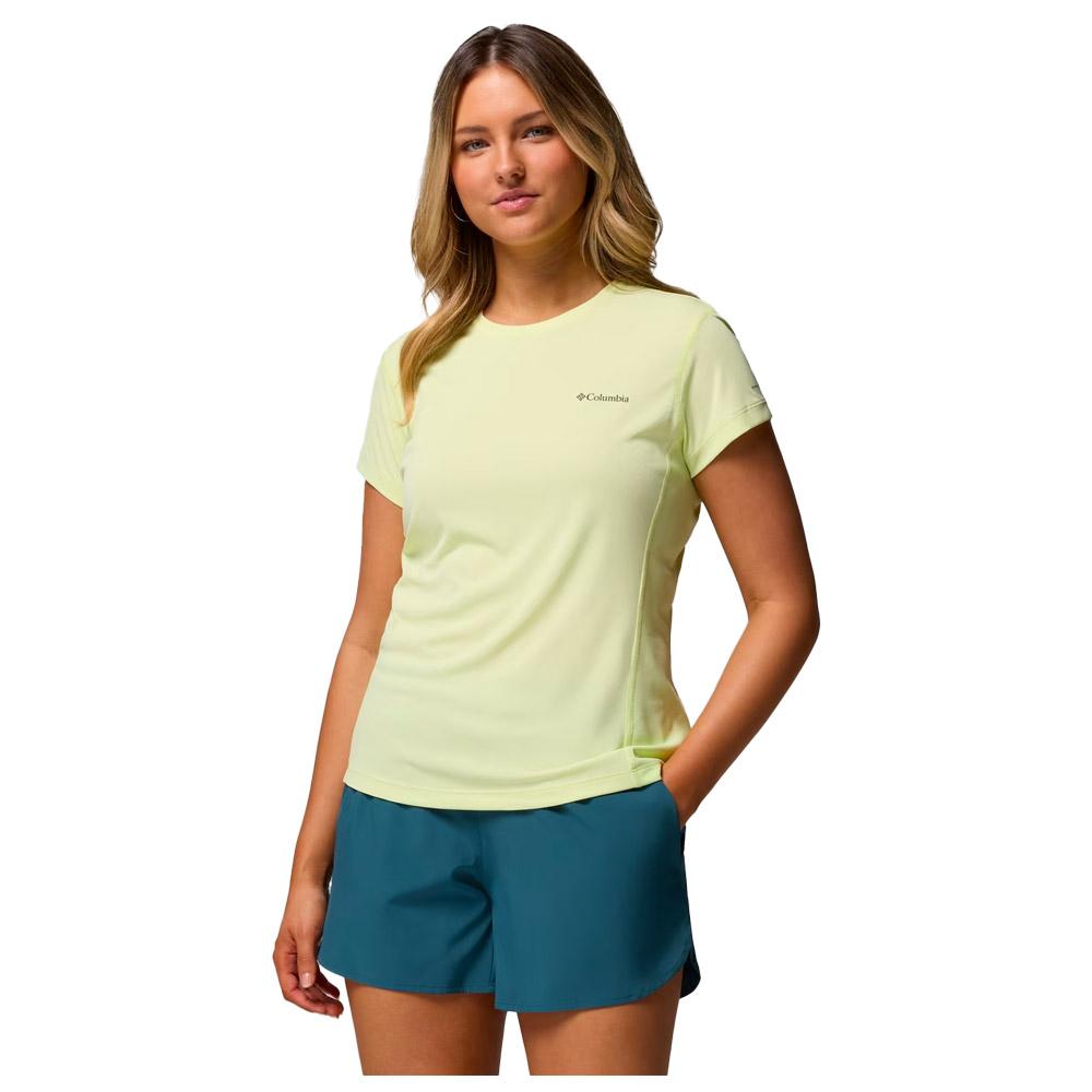 Columbia - Zero Rules Light Short Sleeve Crew Citron Haze - M - Hiking tee-shirt