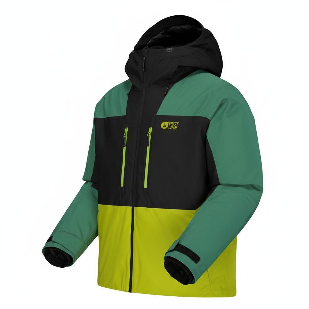Picture - Object Smoke Pine Black - XL - Funktionsjacke - Größe XL - Schwarz - Herren - Glisshop.de