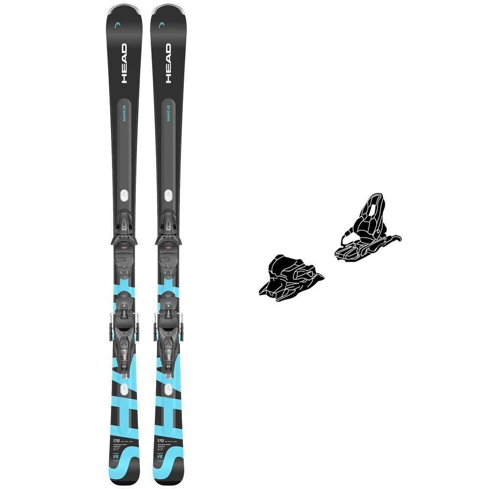 Head - Pack Ski Shape E-V8 - 149 + Pr 10 Gw Promo Br.85 Solid Black - Ski