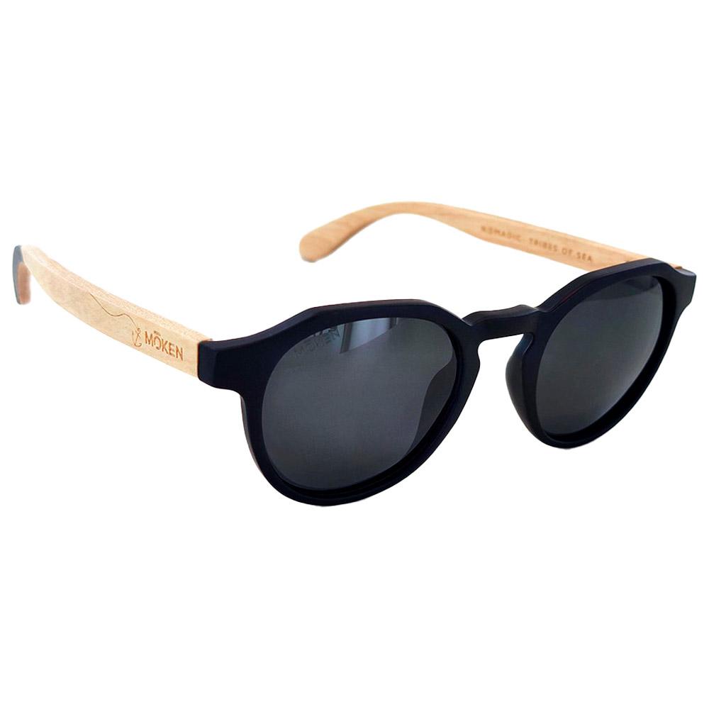 Moken Vision - Green Wood Black Wood Grey Polarized - Sonnenbrille