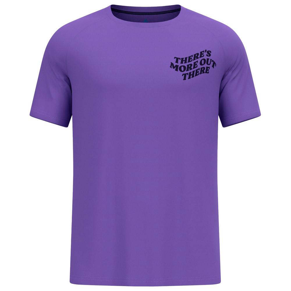 Odlo - Essential Print Tee Shirt Crew Neck Short Sleeve Afterparty - XL - Trail tee-shirt