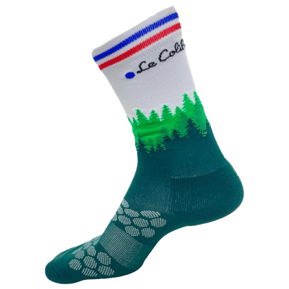 Le Colibri Frenchy - La Forestière Vert - 41-43 - Trail running socks