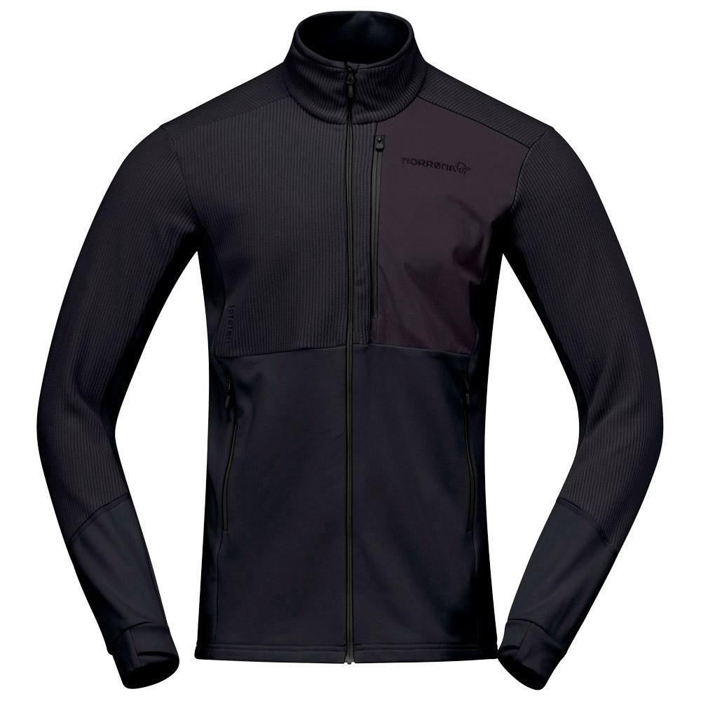 Norrona - Lofoten Warm 2 Jacket M's Caviar - XL - Fleece - Größe XL - Schwarz - Herren - Glisshop.de