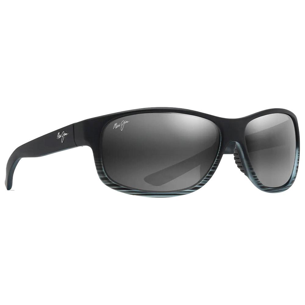 Maui Jim - Kaiwi Channel Grey Black Stripe Gris Neutre Mineral Superthin - Sunglasses