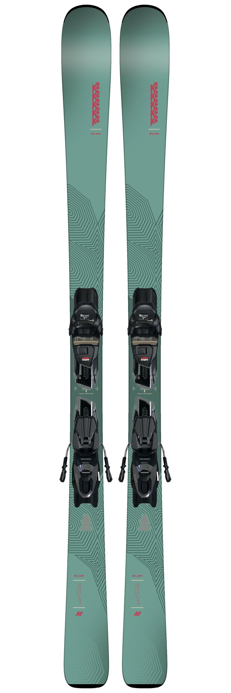 K2 - Pack Ski Blur 76 W Quikclik Free Ltd - 156 + M3 10 Compact Quikclik 80mm Black Anthracite - Ski