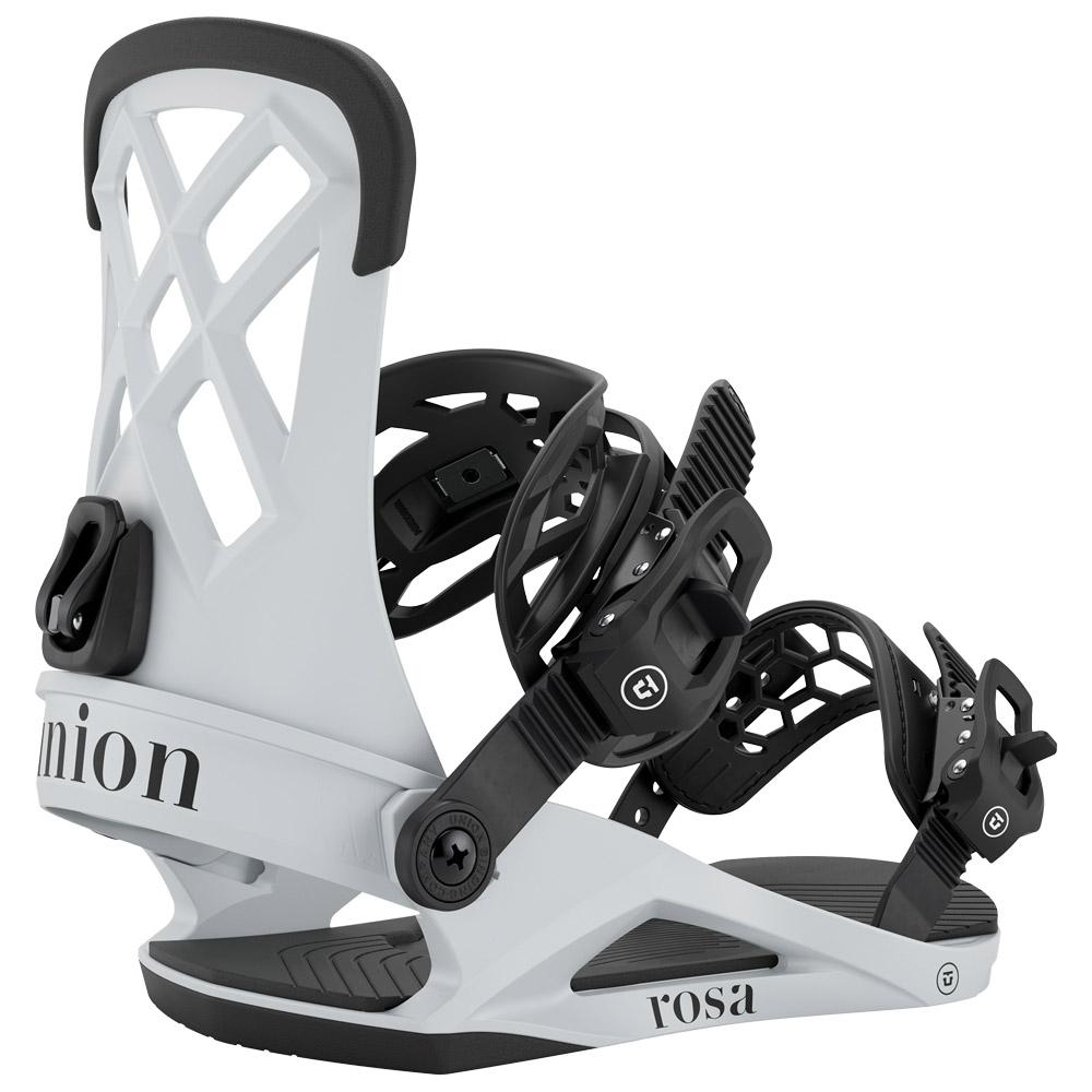 Union - Rosa Light Grey - S - Snowboard binding